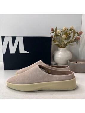 Wolf & Shepherd Shoes Cruise Mule Fair Slip On Gray/Vanilla Men 7.5/Women 9 NWB